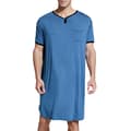 Korta nattlinnen för män, pyjamas, inomhus, kungsblå Royal blue XL