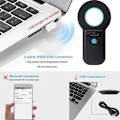 Miniatyrbillede 3 af 5: Kæledyrschipslæser, chipdetektor, RFID-chipslæser scanner 134,2 KHz/125 KHz bærbar chip med OLED-display til ISO11784/11785/FDX-B/EMID-læsere