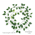 Miniatyrbillede 7 af 8: 12 stk. Kunstige vedbendblade planter Falske hængende krans planter