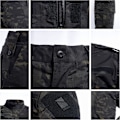 Miniatyrbild 5 av 8: Airsoft Taktisk Dräkt Herr Jakt Stridsuniform Jacka DW (Plotting Work) XXL DW (plottningsarbete) XXL