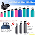 Miniatyrbild 5 av 11: Sugrörskapsyl för bredmunnad flaska från Hydro Flask, med borstar KLB