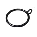 38mm Gardinringar Metall Öljett Draperiringar för Kök Sovrum Svart Black 20pcs