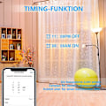 Miniatyrbild 5 av 5: Dimmerbrytare, WiFi Ljusdimmerbrytare med Procentfunktion och Timerfunktion, WLAN Röst App Kontroll Infälld Belysningsdimmer