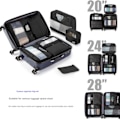 Miniatyrbild 4 av 8: Veco 8-delad set, set, arrangör, lämpliga resetillbehör, 4 storlekar (Extra Large, Large, Medium,