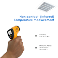 Miniatyrbillede 2 af 8: Infrarød termometer, berøringsfri laser infrarød termometer fra -50°C til 550°C, baggrundsbelyst LCD-skærm (ikke til mennesker)