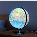 Miniatyrbild 1 av 3: LED Belyst Världsglob 20/25/32cm Geografi Lärare Karta