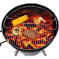 Miniatyrbillede 4 af 5: 44,5 cm grillrist i rustfrit stål til trækul