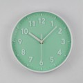 Miniatyrbild 1 av 3: Modern Enkel Väggklocka 8 Tum Godisfärg Tyst För Tidsklockor Prydnader För Hem Sovrum Sovsal Vardagsrum Dekoration Mint green