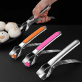 Miniatyrbillede 2 af 9: 2 stk. Anti-skoldning Tang Pan Gripper Pot Clip Skål Clip Sort til Air Fryer Camping Værktøj