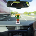 Miniatyrbillede 2 af 3: Bilpynt Dansende Rystende Hoved Auto Instrumentbræt Dekoration Biltilbehør (Kaktus)