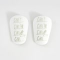 Miniatyrbillede 3 af 10: 1 par mini benskinner Fodbold benskinner SVIT HVID SWhite White S