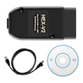 Miniatyrbilde 2 av 5: For VAG COM 22.3 OBD2 Scanner HEX V2 USB For Golf A6 Skoda Seat Unlimited VINs ATMEGA162+16V8+FT232RQ