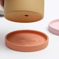 Pikkukuva 5 / 11: Keraaminen pyöreä kukkaruukun vesialusta koriste Morandi-pigmentin polttopohja paksuuntunut tyyny vedenvarastointialusta gold 10*1.5cm (inner diameter 9cm)