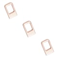 Miniatyrbild 1 av 10: 1/2/3 Bilsäkerhetsspänne Metallinsatskort För Byd Atto 3 Guld 1,9x3,4x0,3cm 3Set