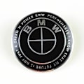 Miniatyrbild 1 av 6: BM-W Emblem Motorhuv Logotyp för Thunder all black 46MM steering wheel