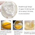Miniatyrbild 5 av 7: Matlagning Visp Whirlwind Visp Set$ ​​Visp Mjölkskummare Kök CDQ