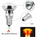 Miniatyrbillede 4 af 5: 2-pak R39 E14 30W Lavalamp Pærer - SES Dæmpbar Varm Hvid 2800K (Reflektor Base)
