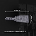 Miniatyrbillede 8 af 8: Mellem stærk holdbar nylon Langsom foder foder netpose med sølvgalvaniseret svejsejern Ring grøn