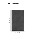Miniatyrbillede 1 af 7: A4 A6 notesbog Fortykkende stor notesbog Blødt læder Ultratyk vandret linje/tom dagbog notesbog 416 sider/200 sider A6 200 A6 200pages Blank pages