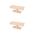 Miniatyrbillede 3 af 5: 1/2 Bærbar Ur-Displaystativ Smykkeholder til Soveværelse Gul 20 x 6 x 8cm