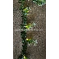 Miniatyrbild 1 av 11: Rosaröda rottingljussträng LED skum små vita blommor rottingljussträng bröllop inomhus balkong dekorativt ljus White flowers and vines 1.5m 10LED (battery box)