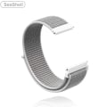 Miniatyrbillede 1 af 7: 18 mm 20 mm 22 mm metalrem til Garmin Vivoactive 3 4 4s Band Watch Venu 2 2s SQ Forerunner 645 Armbånd Silikonløkke Nylon håndled Nylon Seashell Nylon Seashell For Vivoactive 3