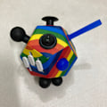 Miniatyrbilde 2 av 6: Anti-Stress Kube for Angstlindring - Beroligende Skrivebordsleke D2 rainbow suite