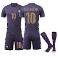Miniatyrbillede 1 af 2: Gos- EM 2024 Fodboldtrøje England Ude 10 BELLINGHAM 28 10 BELLINGHAM 28