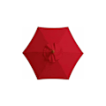 Miniatyrbillede 1 af 5: Parasol Udskiftningsbetræk - 6 Ribber - 2M/2.7M/3M - Vandtæt - Anti-Ultraviolet - Udskiftningsstof (2.7M / 8.9Ft, Rød)