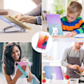 Pikkukuva 4 / 8: iPad 9.7 Kotelo 5. ja 6. sukupolvi (2017/2018) - TPU Naarmuuntumaton Kevyt Suojus