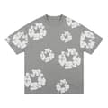 Herr Denim Tears Sommar Kortärmad Klädset Grå Grå Grey XL