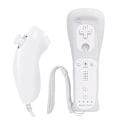 Miniatyrbilde 3 av 7: Wii-kontroller - venstre og høyre kontroller med innebygd akselerator - 2 i 1 red