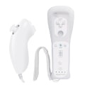Miniatyrbillede 3 af 7: Wii-controller, venstre og højre controller, indbygget accelerator, 2 i 1 venstre og højre controller black