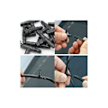 Miniatyrbillede 2 af 5: 100 stk. drypvandingsforbindelser med modhager, 4/7 mm universal T-stykke med modhager, egnet til 4/7 mm drypvandingsslange til havevandingssystem