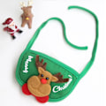 Miniatyrbild 2 av 4: Husdjur Valp Juldräkt Liten Hund Katt Ren Hatte Haklapp Jul Kläder Grön S Green S