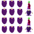 Miniatyrbild 9 av 11: Rund träkula DIY handgjord dvärg dvärg prydnader ny produkt 12 colorful