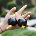 Pikkukuva 5 / 5: Shaker Rattle Double Gourd Polyrhythmic Percussion Instrument Musta