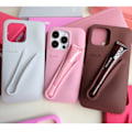 Miniatyrbilde 2 av 5: Rhode 2-i-1 Silikondeksel med Lipglossholder for iPhone - 9 Farger ribbon iphone14