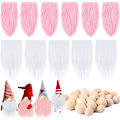 Miniatyrbilde 2 av 11: Rund tre ball DIY håndlaget dverg dverg ornamenter nytt produkt Sky blue