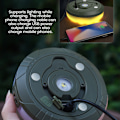 Miniatyrbilde 4 av 5: 2-i-1 LED-campinglys og Fairy Light - Vanntett og bærbart for utendørsbruk - USB oppladbart multifunksjonelt campinglys! fargerik fargerik colourful 8M