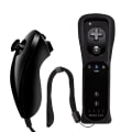 Miniatyrbillede 5 af 7: Wii-controller - venstre og højre controller indbygget accelerator 2 i 1 venstre og højre controller pink