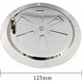 Miniatyrbillede 2 af 5: Justerbar rund ventilationsrist, luftventil i rustfrit stål til luftindtag og -udtag