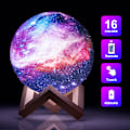 Miniatyrbild 3 av 9: 3D Planet Galaxy Light 16 färger beröringsbar fjärrkontroll chil