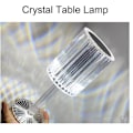 Miniatyrbillede 5 af 5: Krystal LED Bordlampe, Genopladelig Trådløs Bordlampe, Touch Dæmpning LED Sengelampe til Stue Soveværelse Hotel Mors Dag