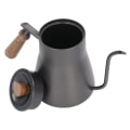 Miniatyrbilde 7 av 8: 850 ml kaffedripper i rustfritt stål med tynn tut og trehåndtak