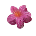 Miniatyrbilde 6 av 8: Fargerik simulert tredimensjonal frangipani hårklipp ferie stil sidegradient bauhinia blomst kvinnelig hai klipp Light Orange