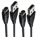 Miniatyrbilde 1 av 10: Garmin-klokker lader hurtiglader universell 2 stk. svart 2 stk. 2 stk. 2 Pcs
