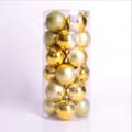 Julekuler til dekorasjon 24 stk gull gold gold 4cm24 Pcs