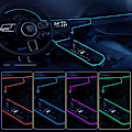 Miniatyrbild 3 av 5: Bil Led interiör Strip Light 3m USB Neon Trådlampor Glödande Ambient Belysning Bildekorationer Interiör Röd