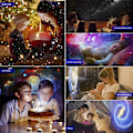 Miniatyrbild 4 av 4: Nattlampa Galaxyprojektor Stjärnhimmelsprojektor Tin (13 sets of films)